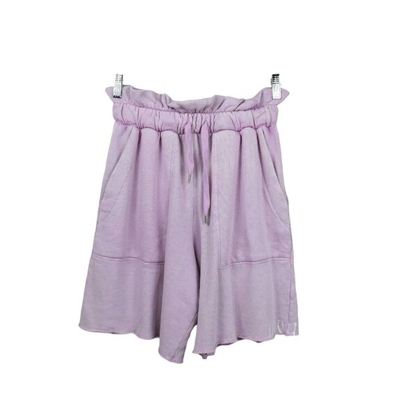 ALLSAINTS Navarre Sweat Shorts Sugared Lilac Small - Picture 3 of 7